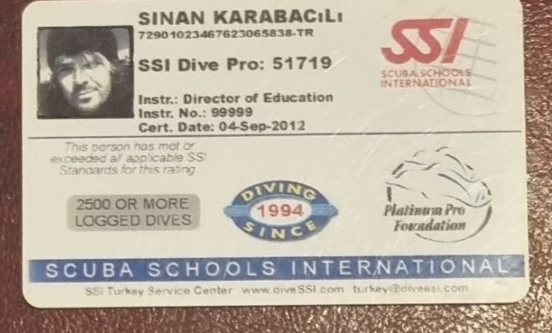 Sinan Karabacılı — SSI Director of Education kartı, 2012
